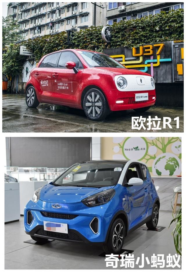 对比欧拉r1与奇瑞小蚂蚁