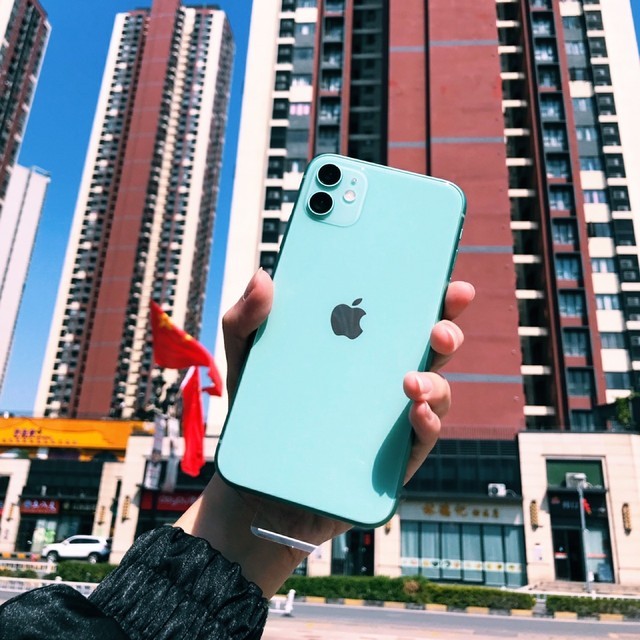 iphone11薄荷绿上手图!室内室外无滤镜-中关村在线头条