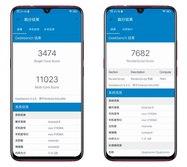 手机成绩468921分,排名第六,位于一加7tpro之后,在小米9pro 5g版之前.