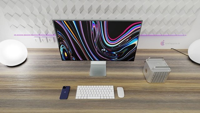 mac pro 2021概念渲染图曝光,依然刨丝器设计,搭载苹果自研处理器