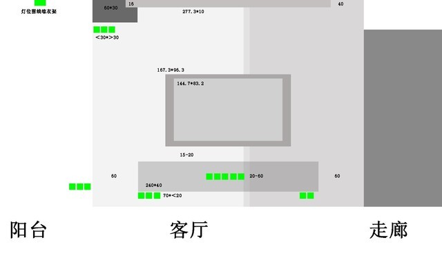 计算器,这里就不多展开了:而我疏忽的点在于电视高度和投影幕布槽尺寸