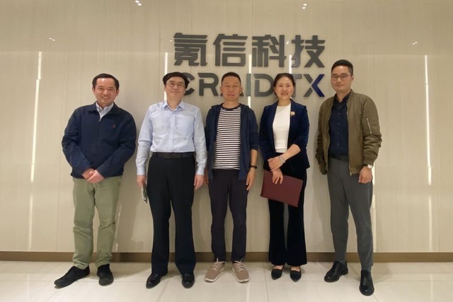 上海人社局祝颖华处长一行赴氪信调研指导海外人才引