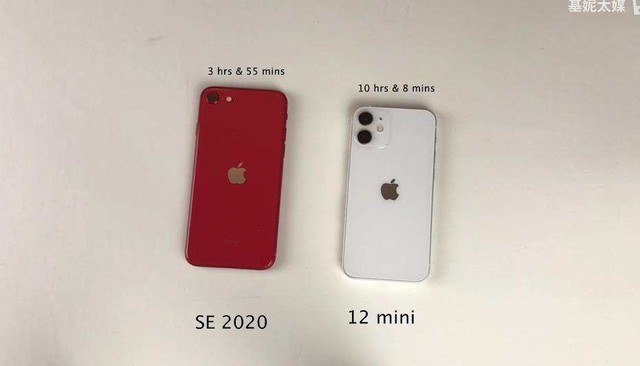 12 mini对比iphone se,差距更大