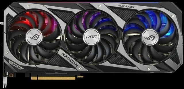 rog镭龙rx 6800 xt非公版显卡曝光