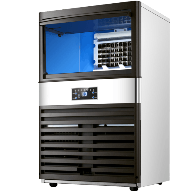 奶茶店酒吧ktv大型方冰块机小型家用全自动两用制冰机分体式制冰机