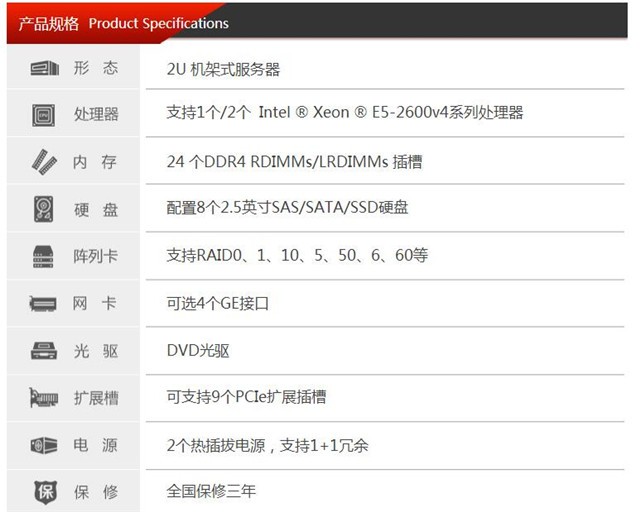 国产华为服务器rh2288hv3