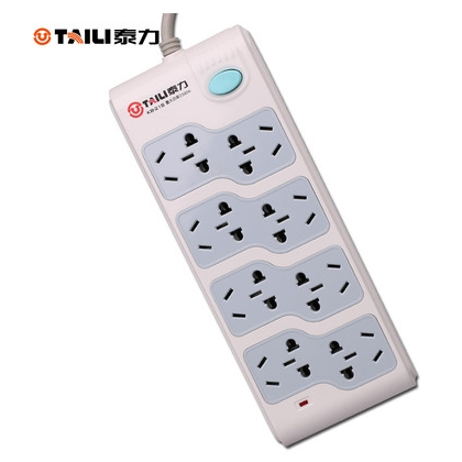 促销价: 43 泰力多用插座 8位大插排,多米数