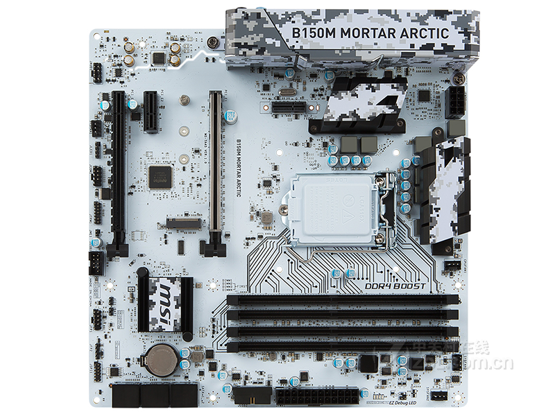 微星b150m mortar arctic