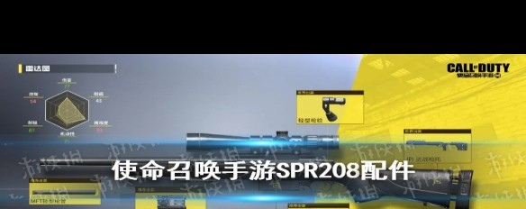 《使命召唤手游》SPR208基础配件搭配指南？