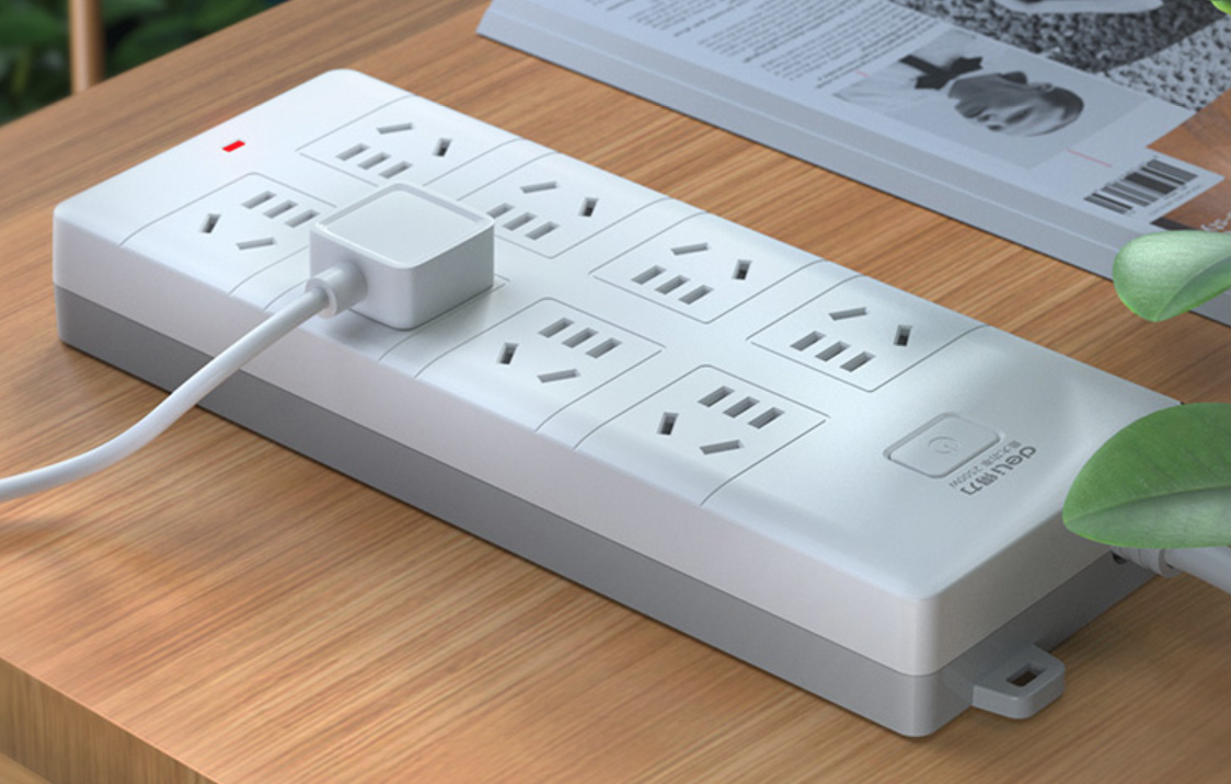 手慢无仅售298得力8孔位插排限时闪购