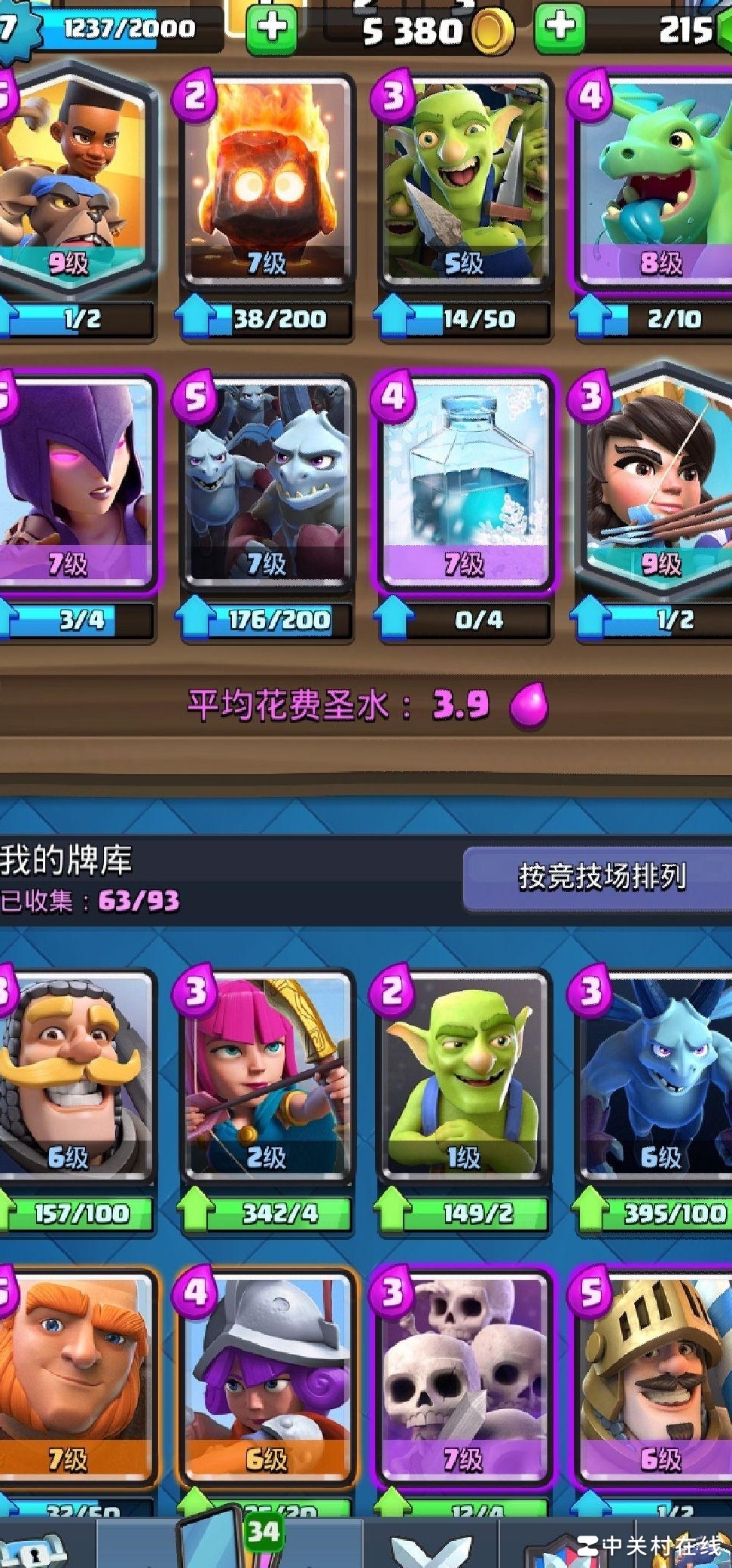 2630奖杯卡组搭配推荐