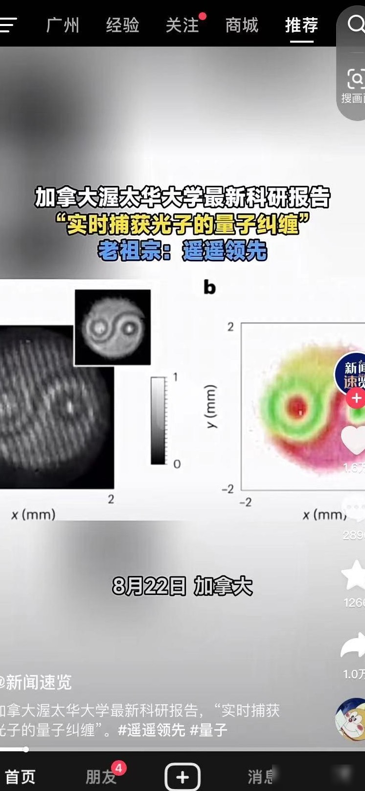 渥太华大学拍到量子纠缠太极图