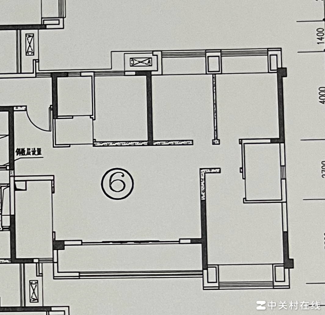 户型图中如何识别承重墙