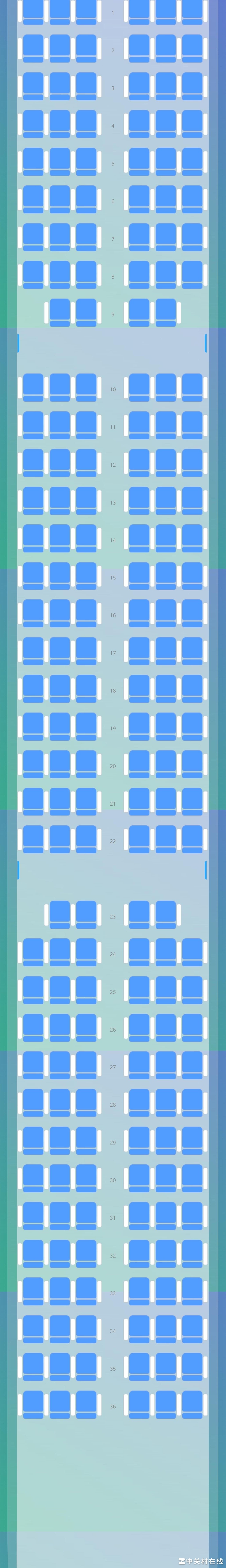 经济舱最佳座位推荐