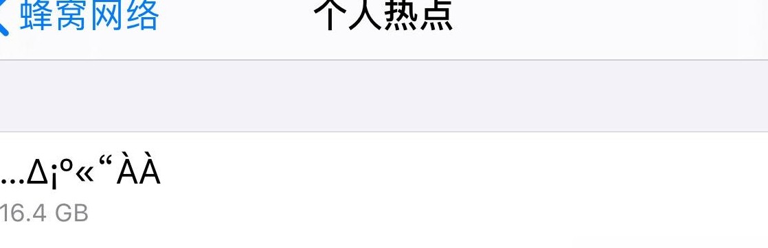 苹果热点被陌生人占用？