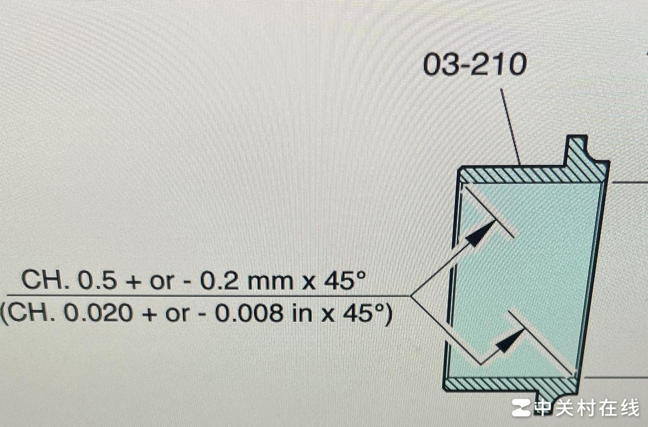 机械制图中CH的含义
