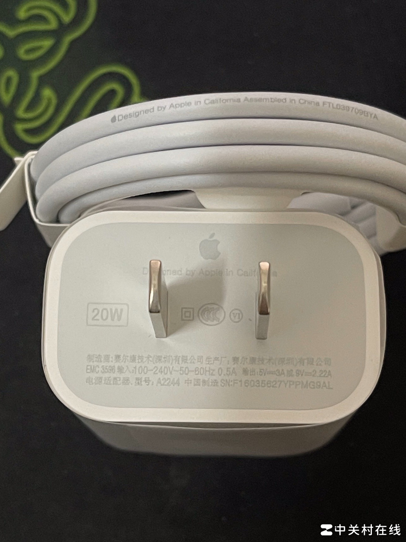 苹果充电器真假鉴别