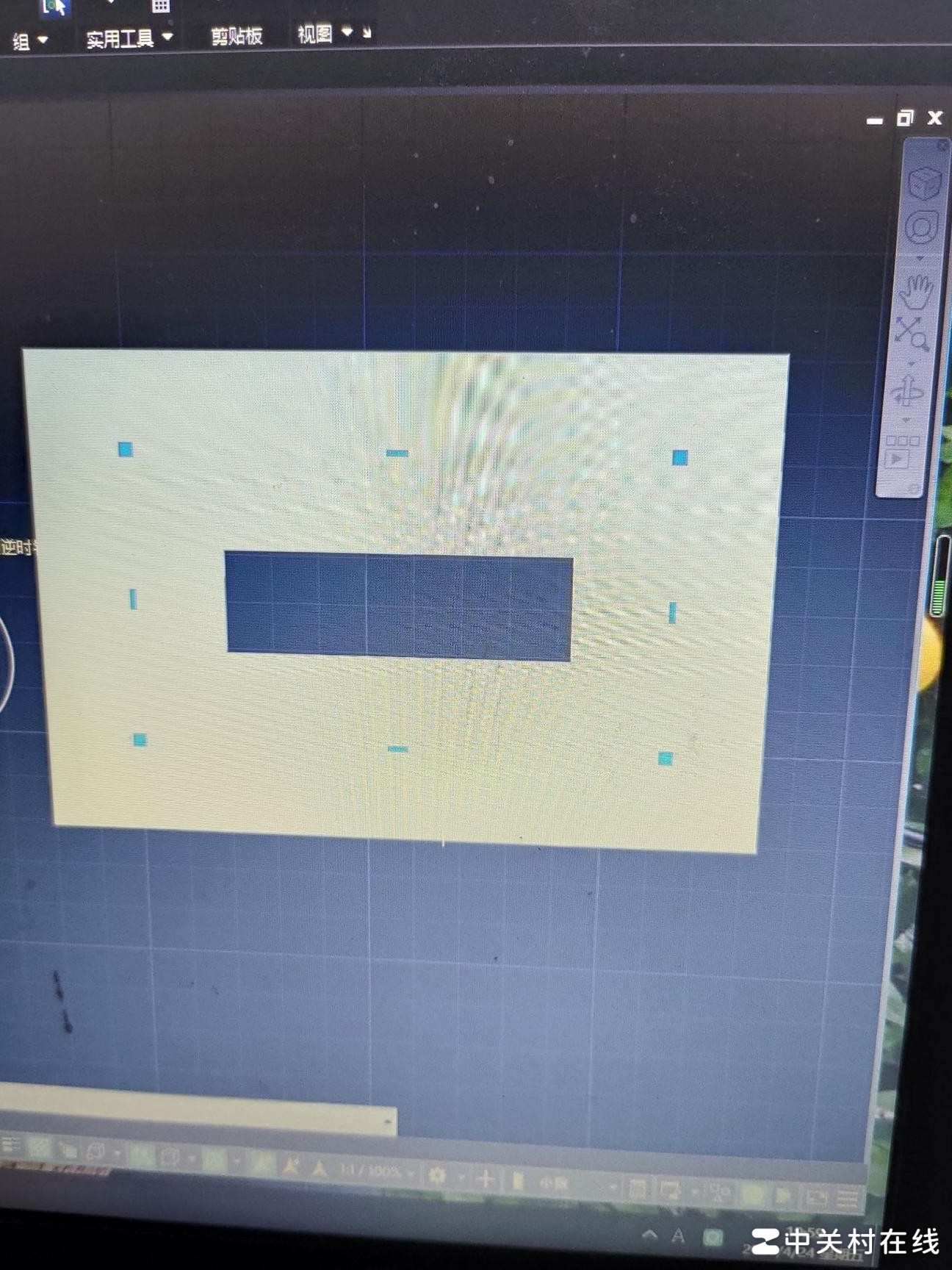 CAD矩形边框粗细调整