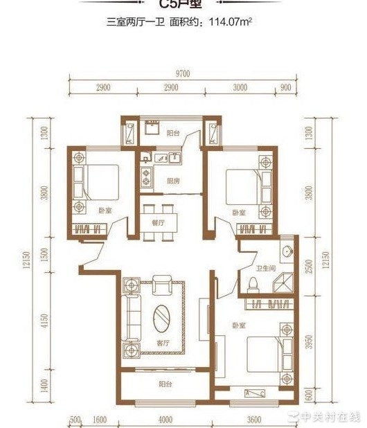 户型改造，避门对卫与干湿分离