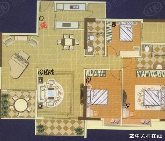 4房大户型WiFi全覆盖方案