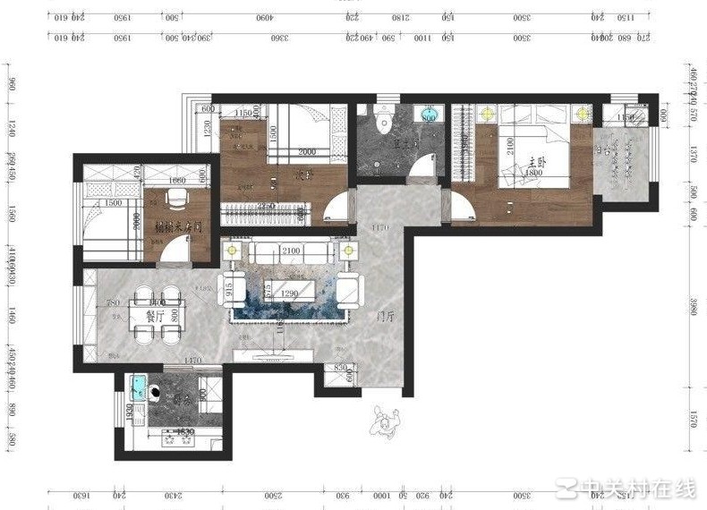 80㎡小三居无线覆盖方案