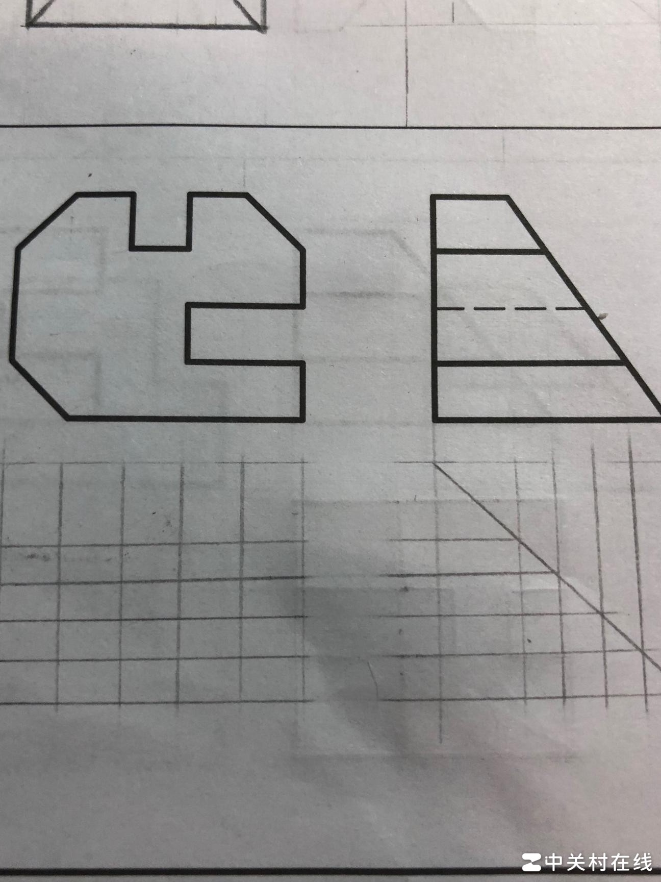 第三视图绘制方法