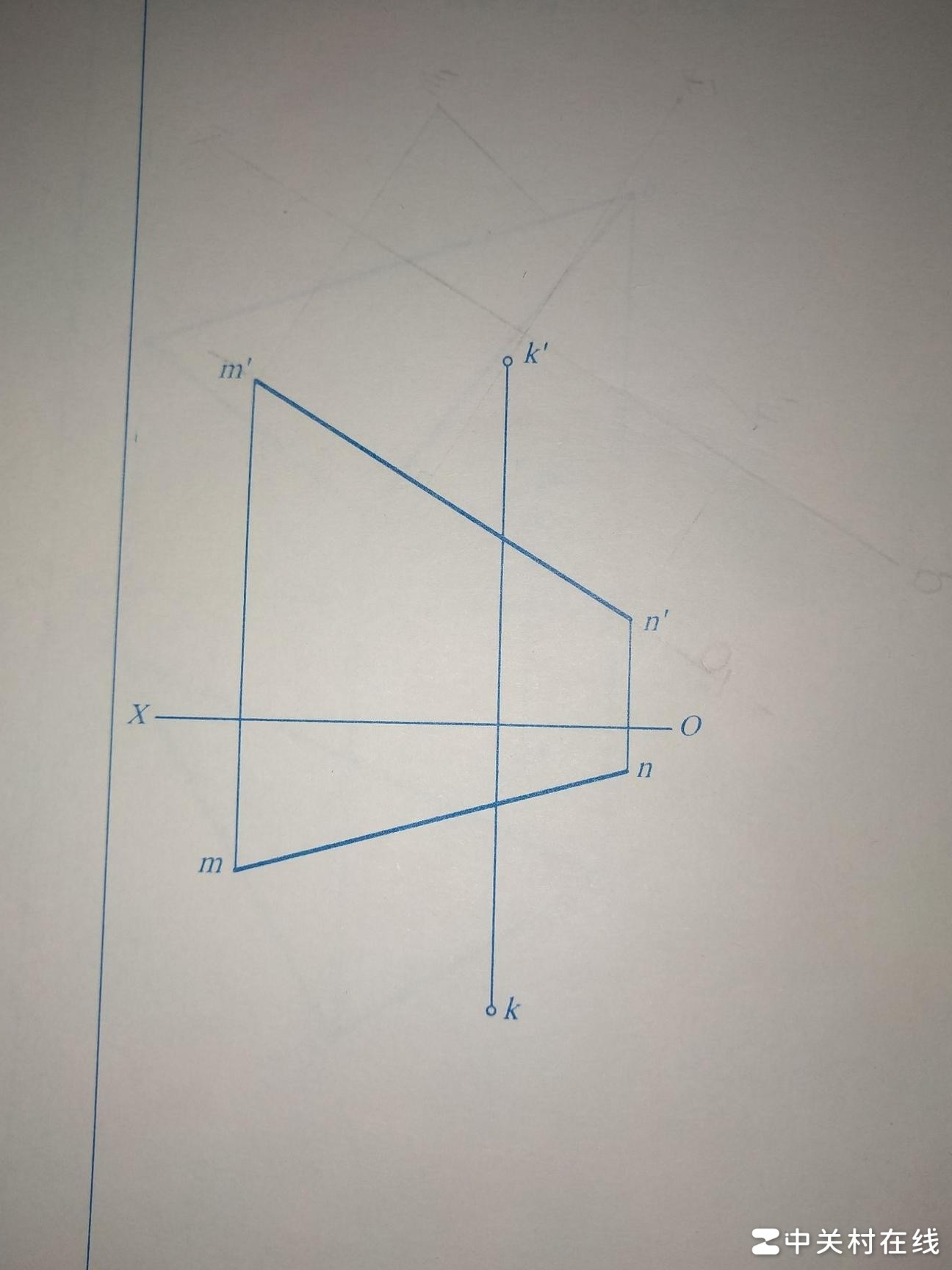 点到直线距离的画法
