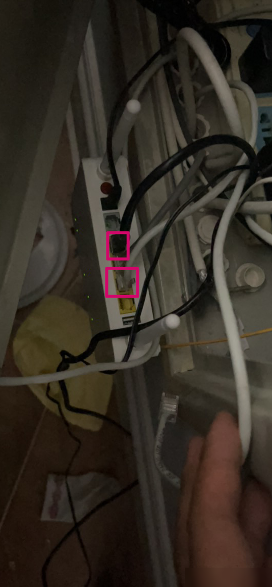 卧室双网线接入方法