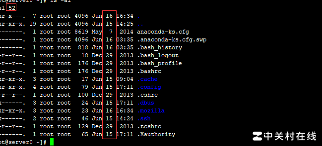 ls -al中total单位解析