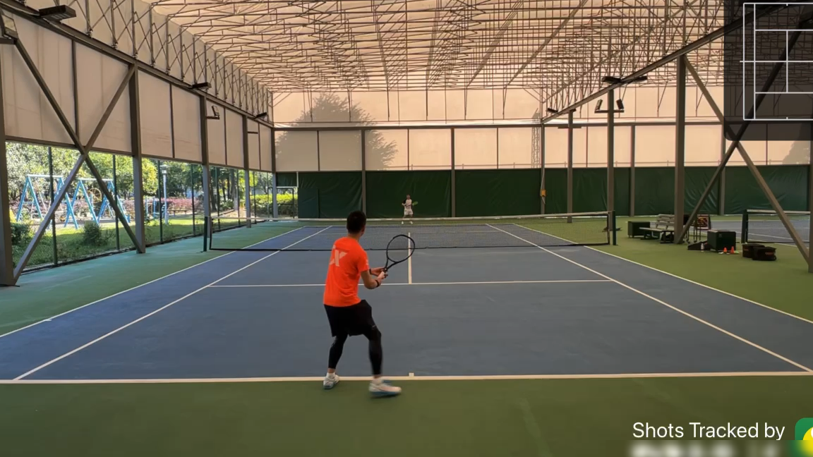 网球正手，开放式 vs 关闭式