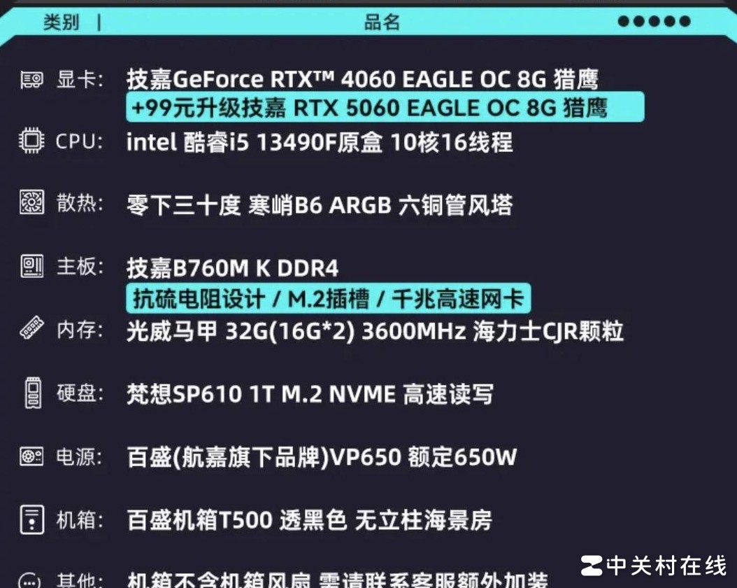 RTX 5060猎鹰4200值吗？