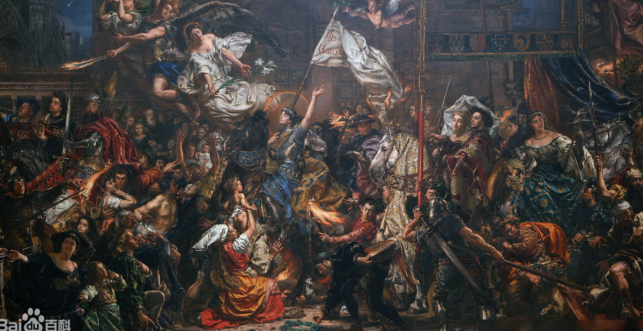 圣女贞德画作名称与作者