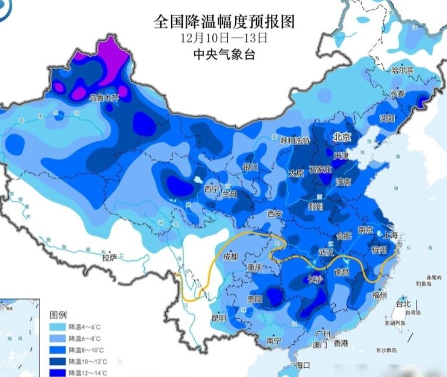 寒潮预报为何总不冷？