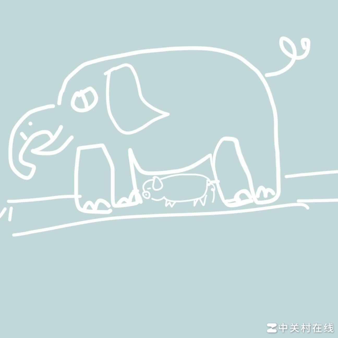 猪在大象下会紧张吗？