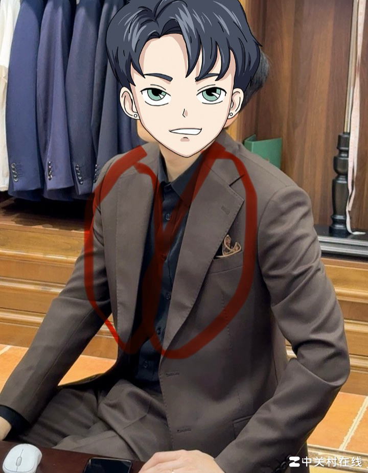 西装驳头不平原因揭秘