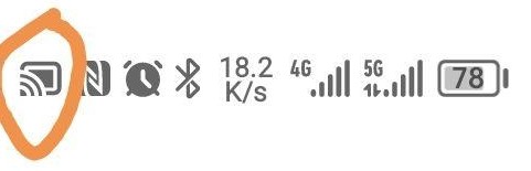 华为手机通知栏图标含义