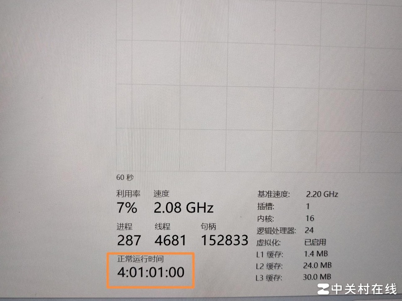 笔记本关机后CPU运行时间异常