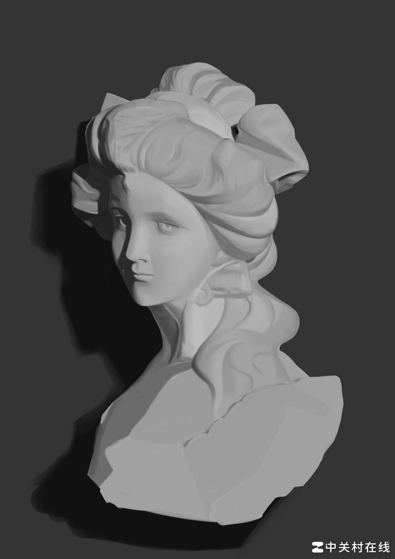 石膏像临摹常见错误分析