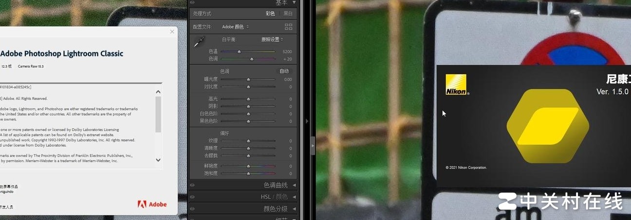 NEF在LR与尼康工坊噪点差异