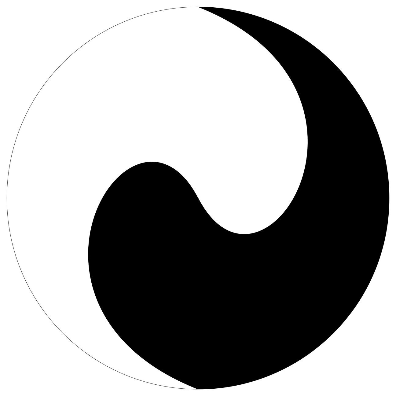 阴阳两仪交缠图的创作依据