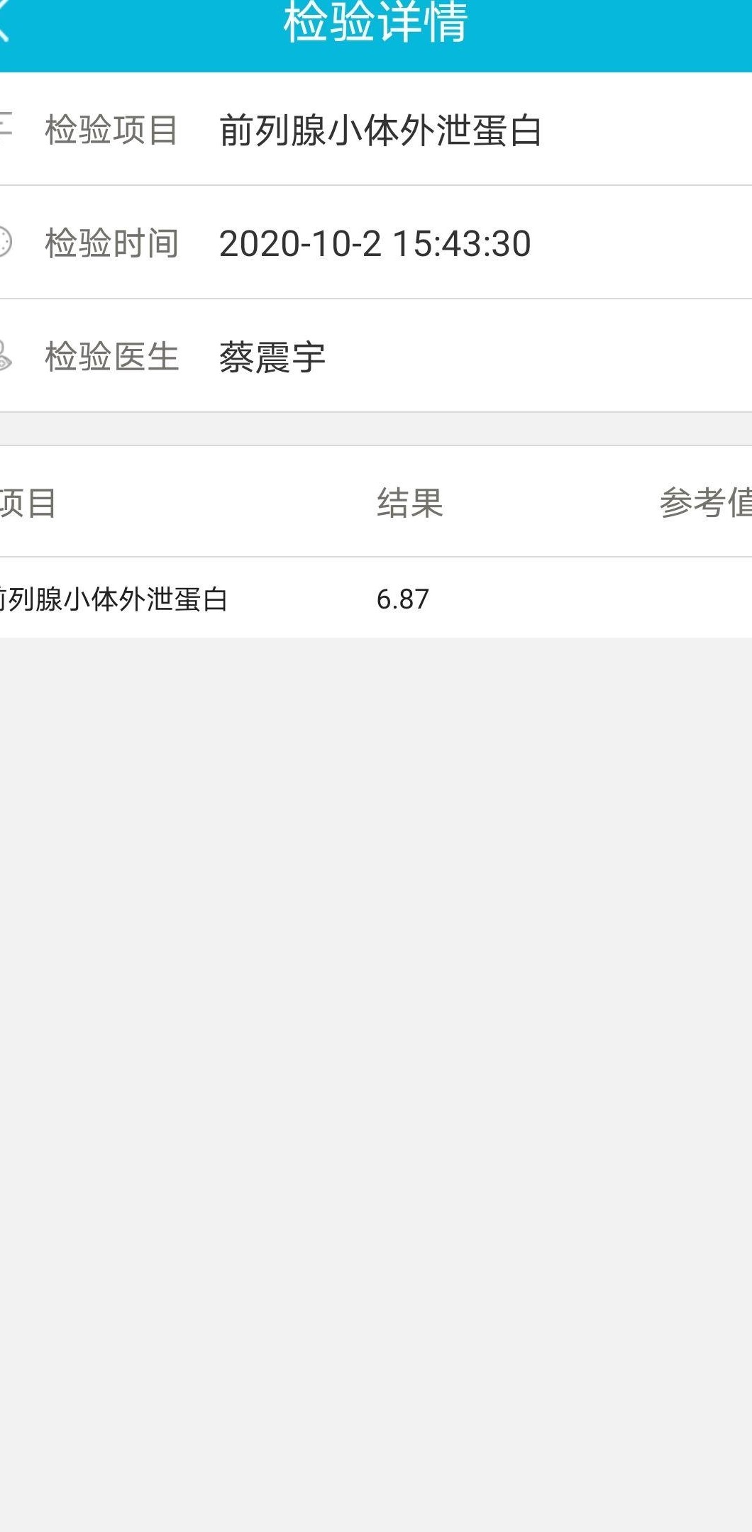 前列腺小体外泄蛋白解析