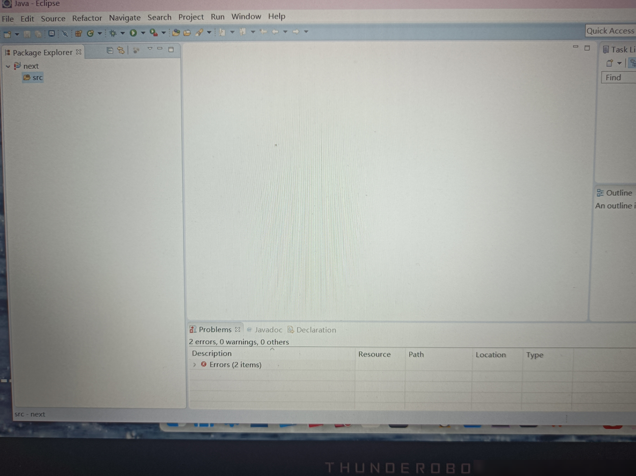 Eclipse中Java报错求解