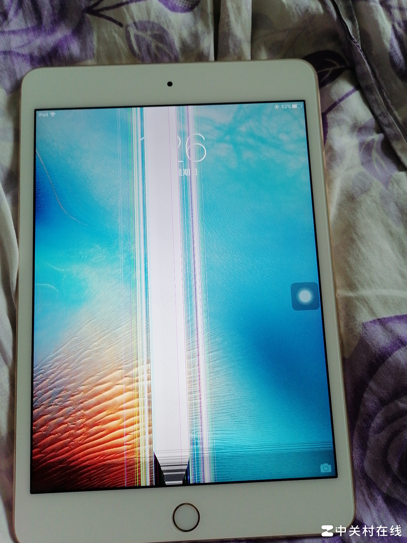 iPad屏幕压出竖条纹怎么办