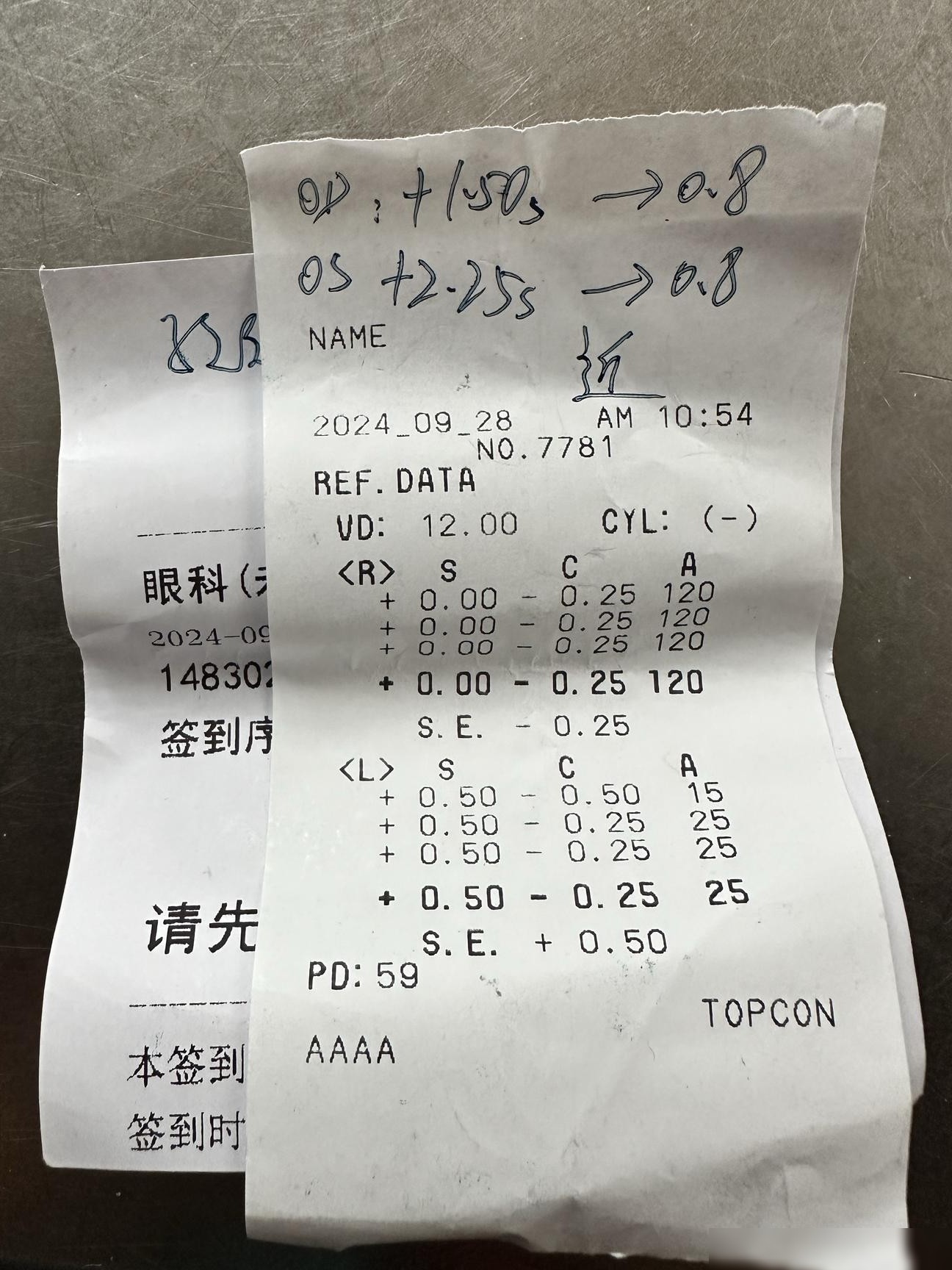 验光单上0.8代表什么？