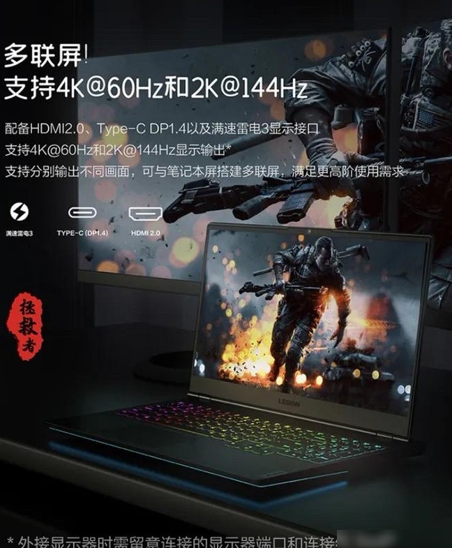 笔记本连显示器用啥线？