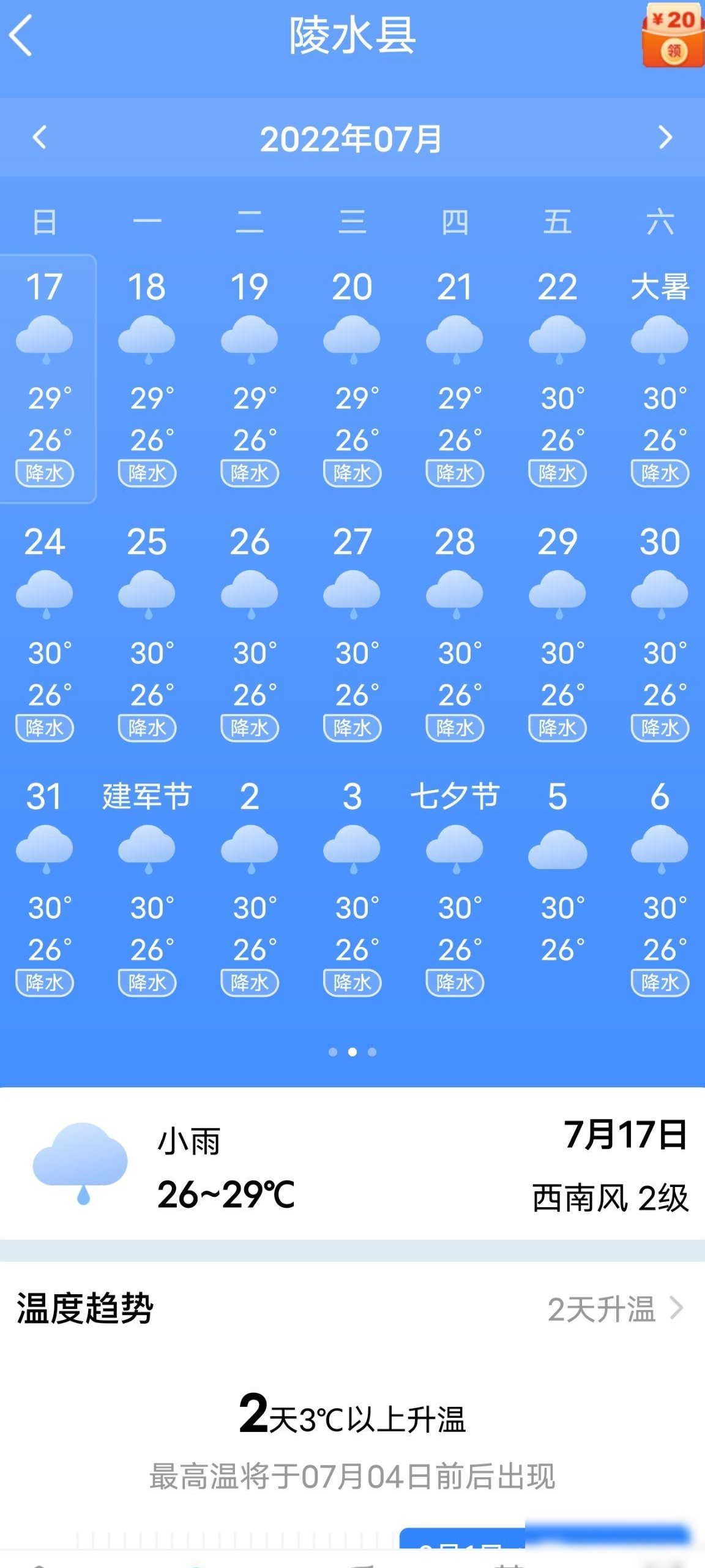 陵水7月下旬小雨，适合游玩吗？