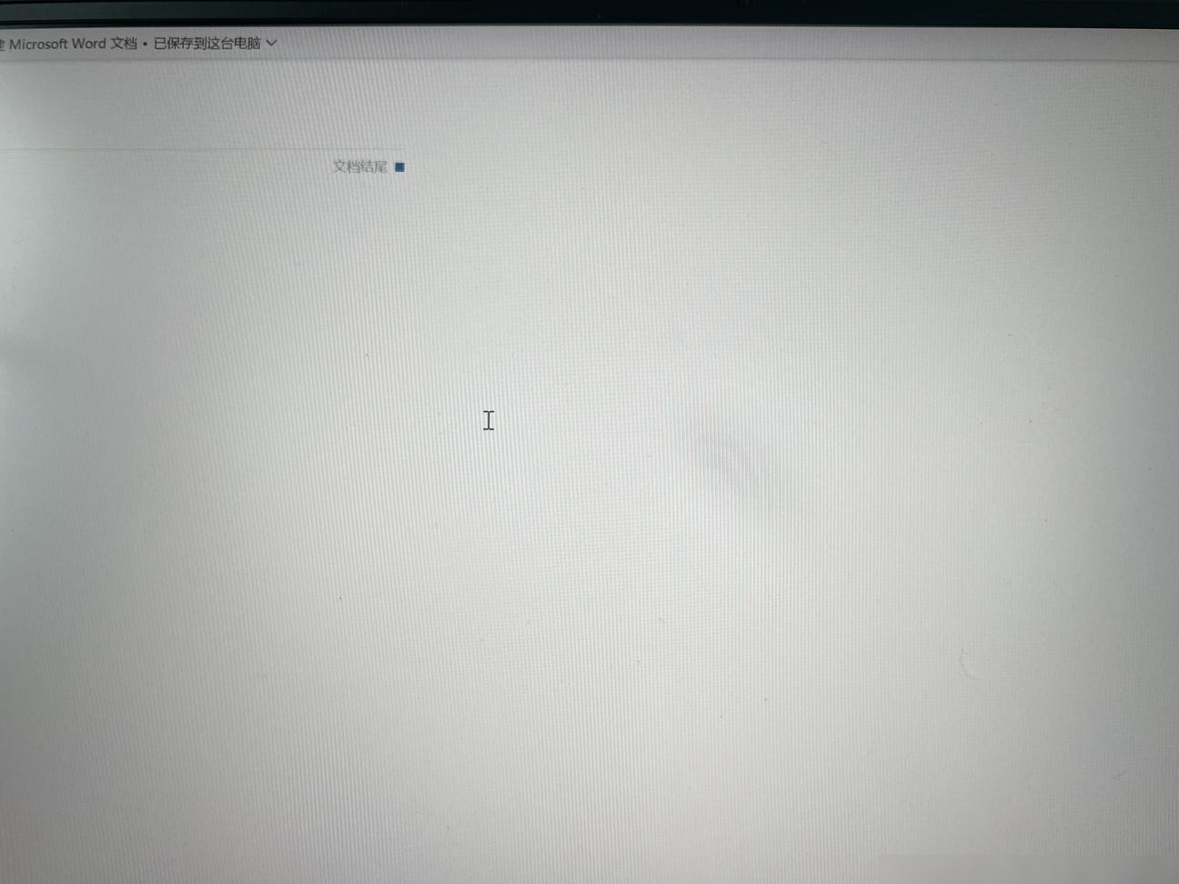 Word打开显示异常画面怎么办