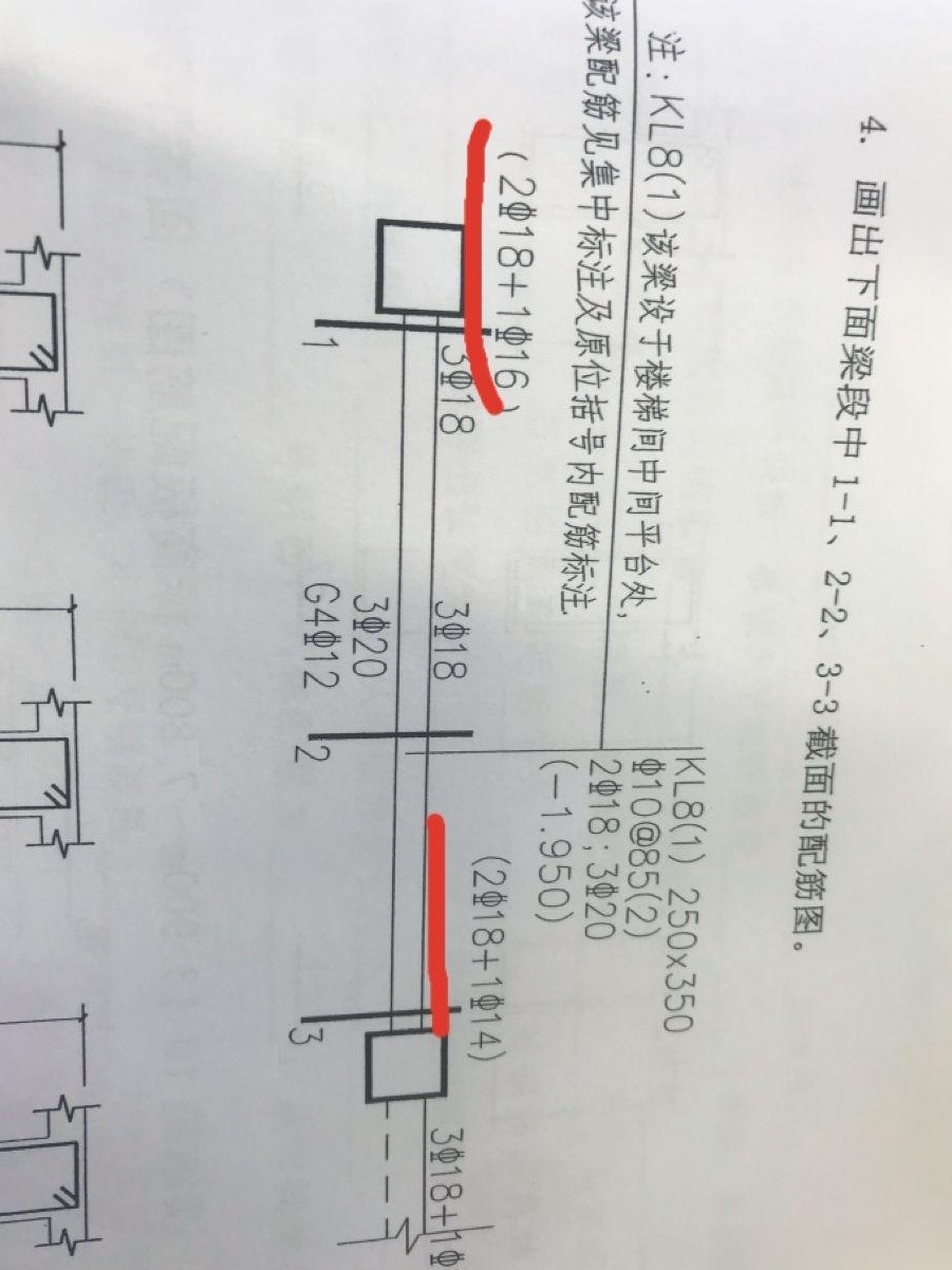 梁中原位标注含义解析