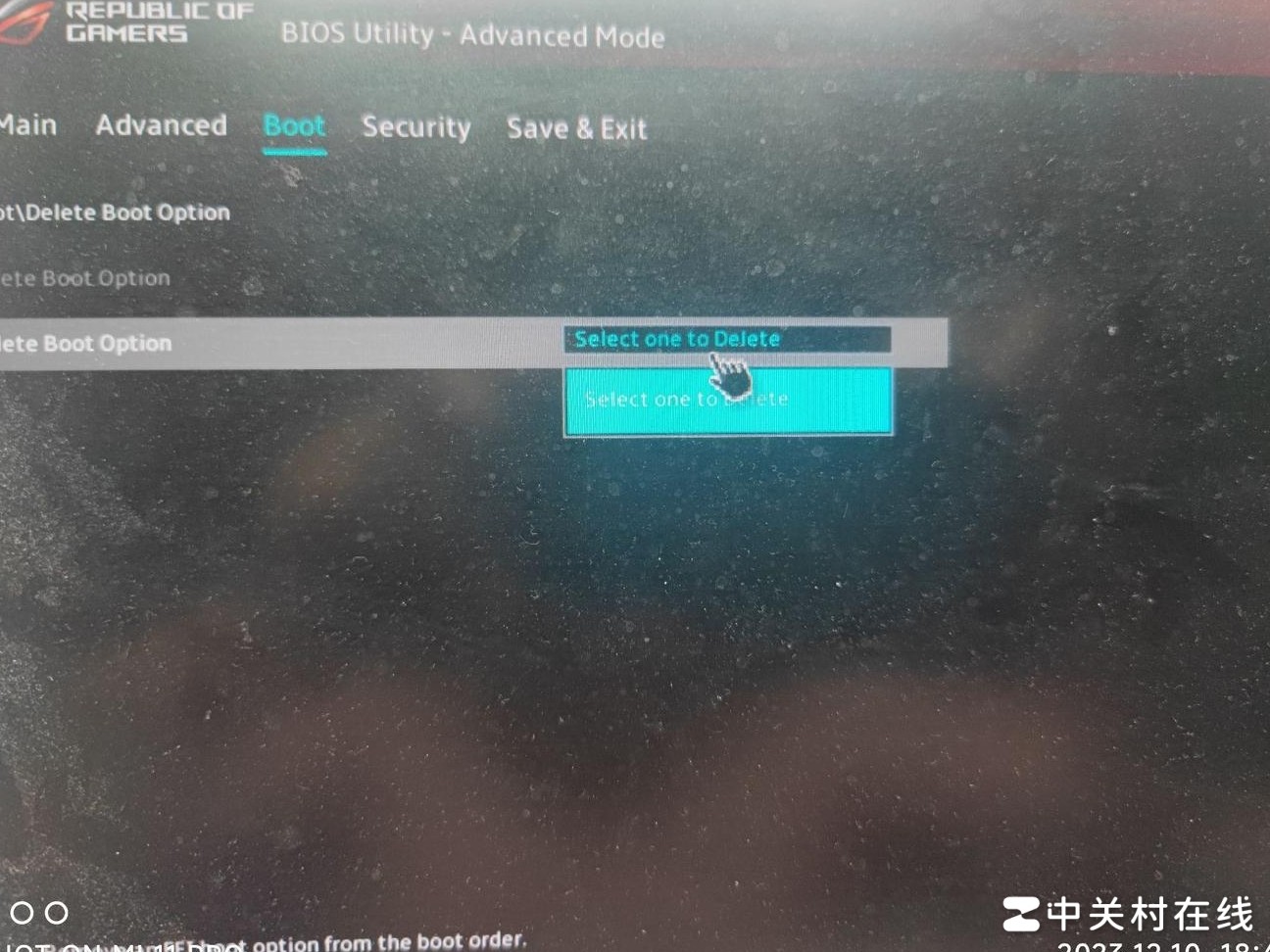 ROG电脑进BIOS无硬盘