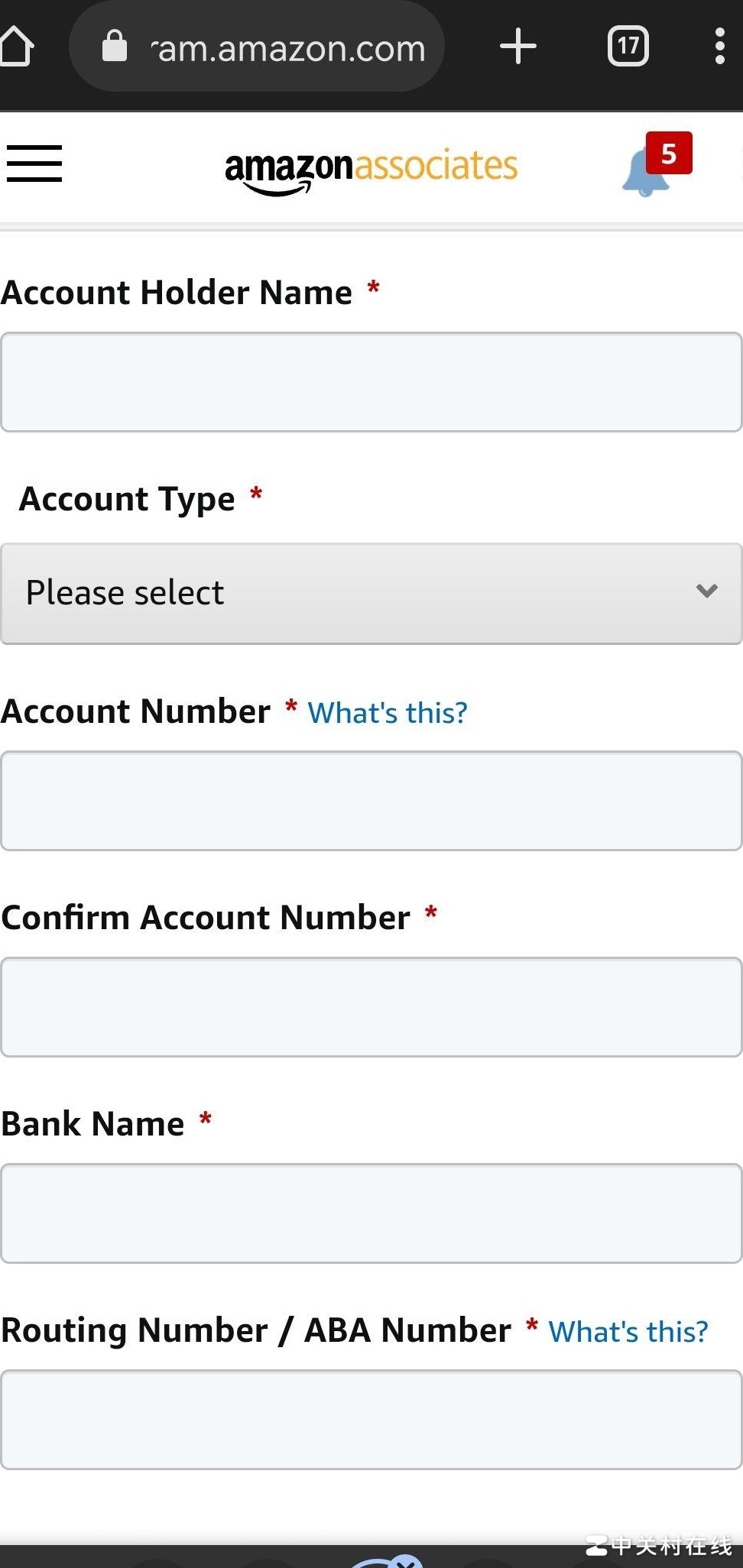 跨境收款Routing Number填写指南